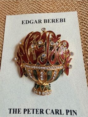 Edgar Berebi limited edition basket brooch
